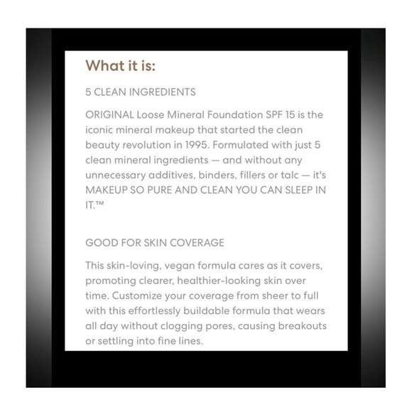 BareMinerals Tan Matte Mineral Skin Care Powder Foundation SPF 15 N30 6g/0.21 oz - Picture 10 of 13